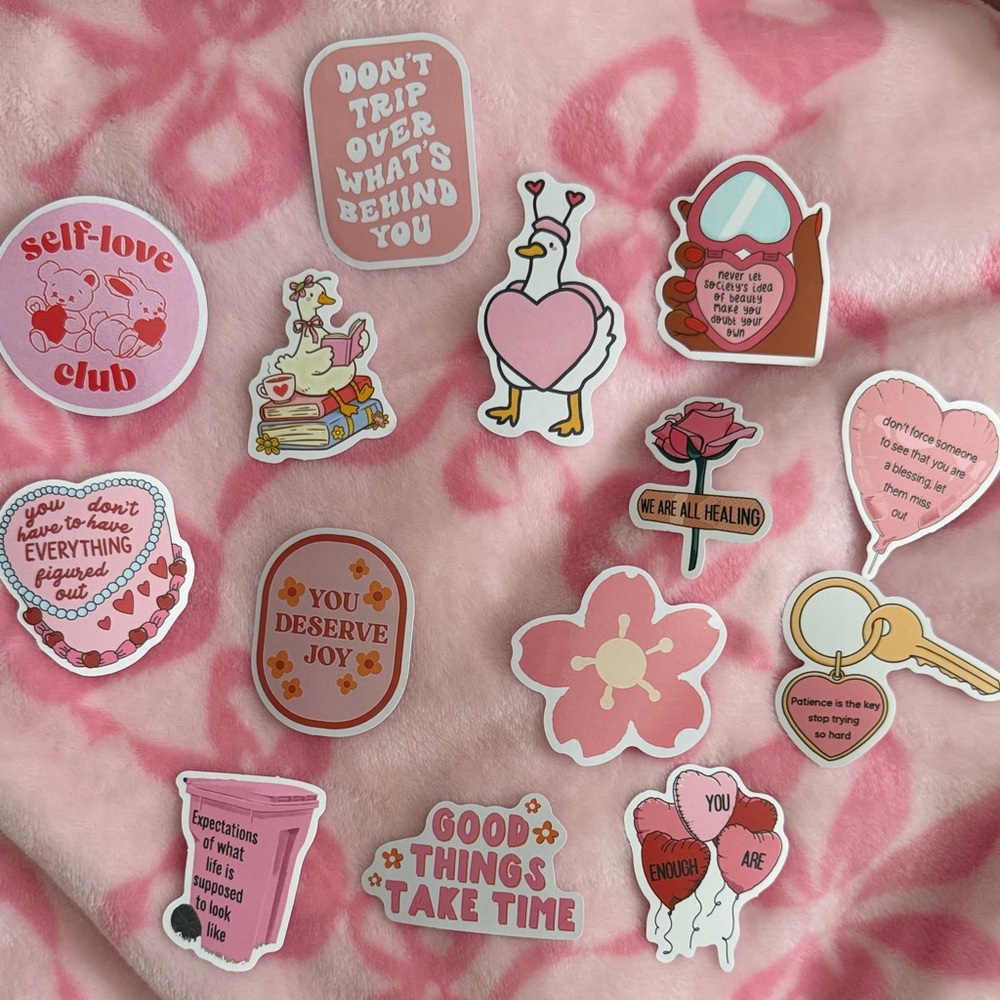 Pink is a personality sticker bundle - Picture 6 of 6